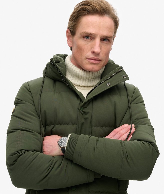 Superdry Chaqueta Corta Acolchada Con Capucha Everest