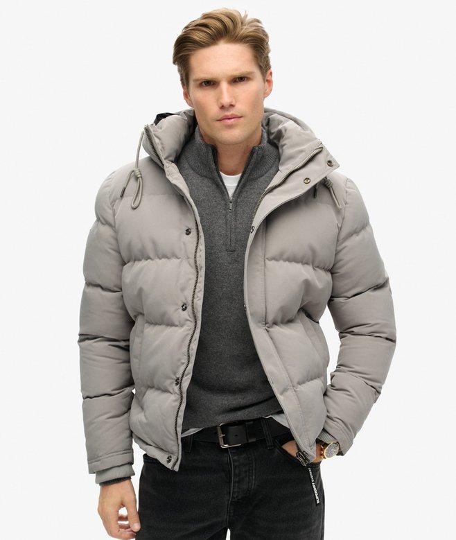superdry Chaqueta corta acolchada con capucha Everest