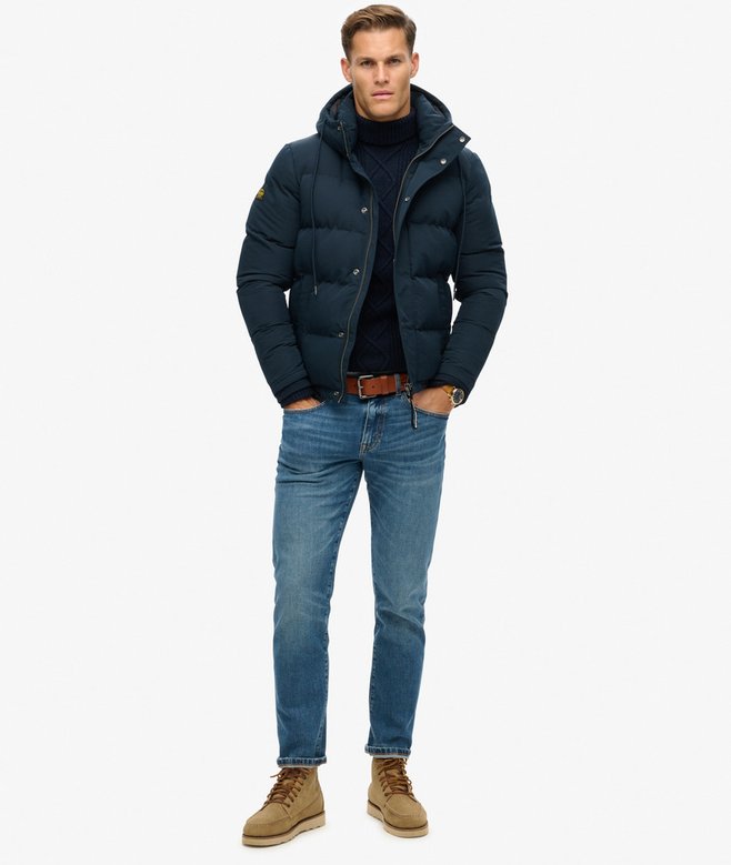 Superdry Chaqueta Corta Acolchada Con Capucha Everest