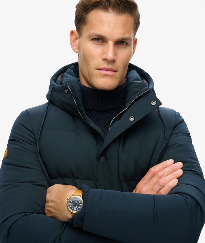 Superdry Chaqueta Corta Acolchada Con Capucha Everest