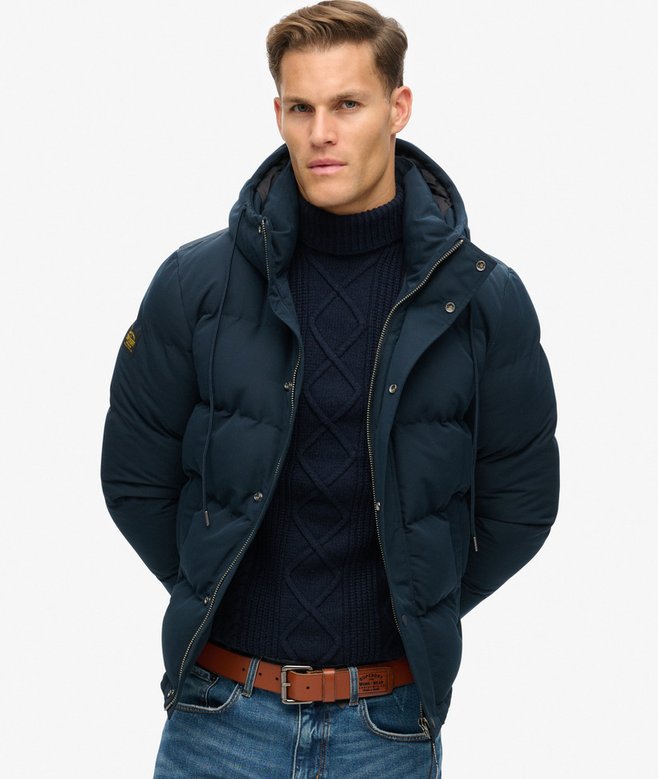 superdry Chaqueta corta acolchada con capucha Everest