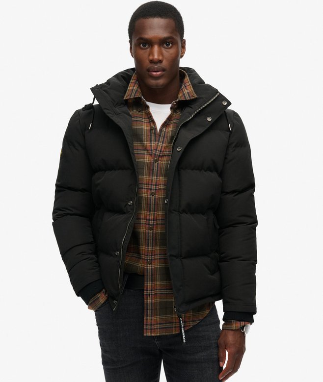 superdry Chaqueta corta acolchada con capucha Everest