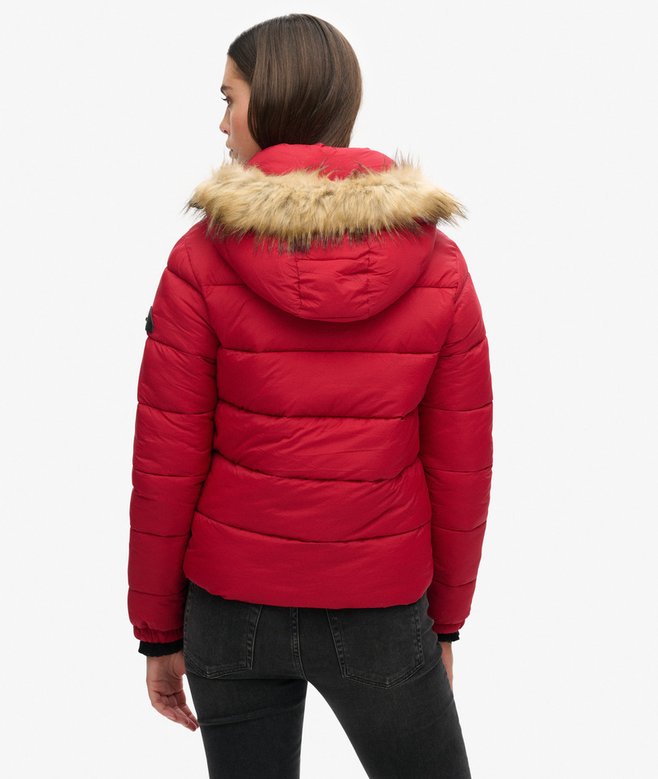 Superdry Chaqueta Corta Con Capucha De Uso Intermedio