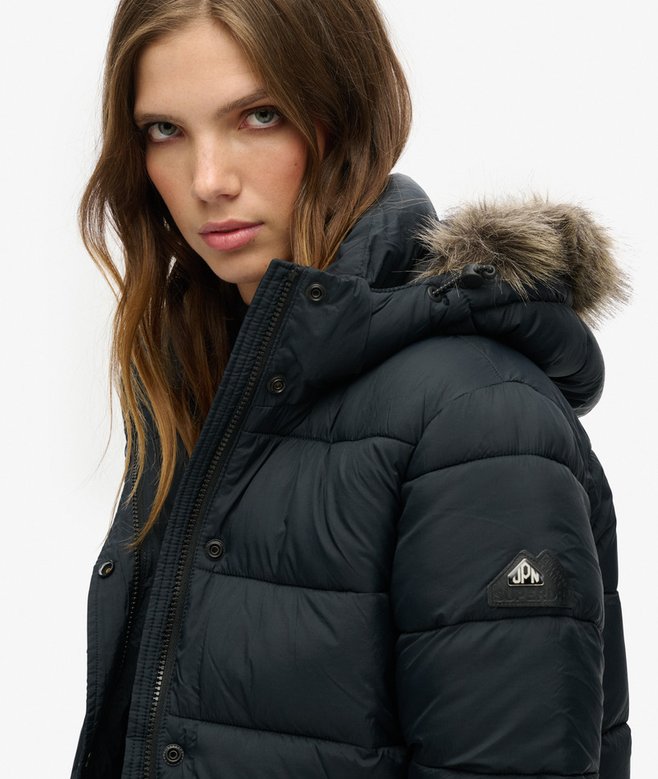 Superdry Chaqueta Corta Con Capucha De Uso Intermedio