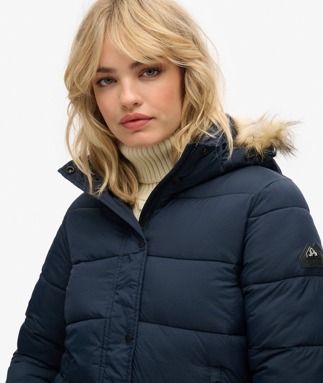 Superdry Chaqueta Corta Con Capucha De Uso Intermedio