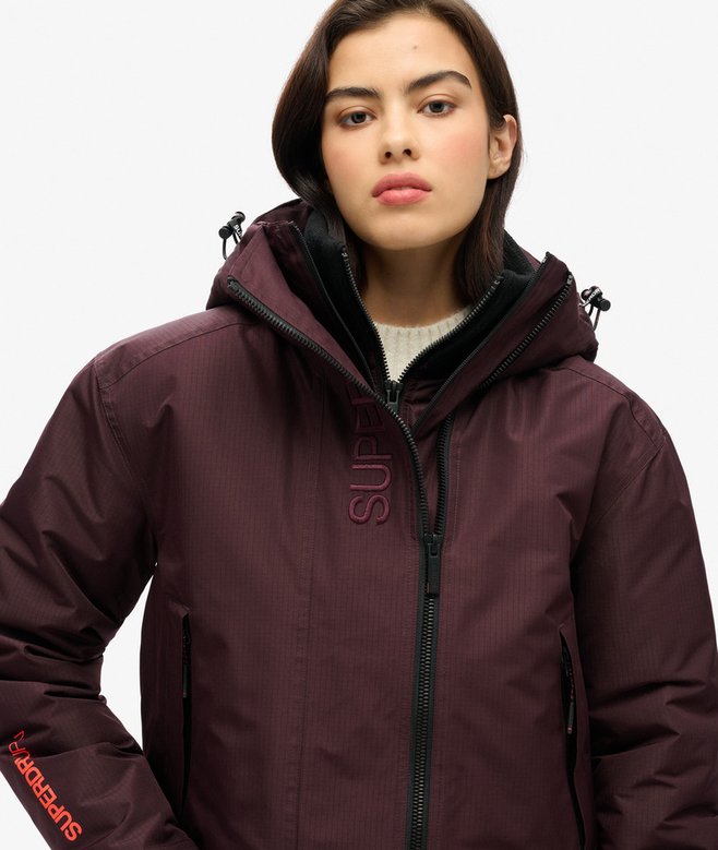 Superdry Chaqueta Cortavientos Con Capucha Y Bordado