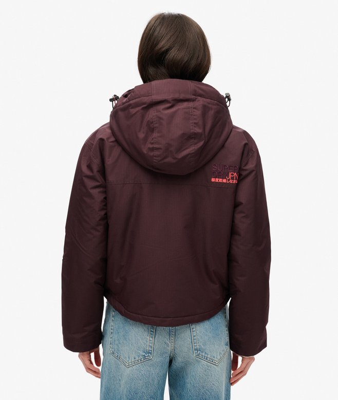 Superdry Chaqueta Cortavientos Con Capucha Y Bordado