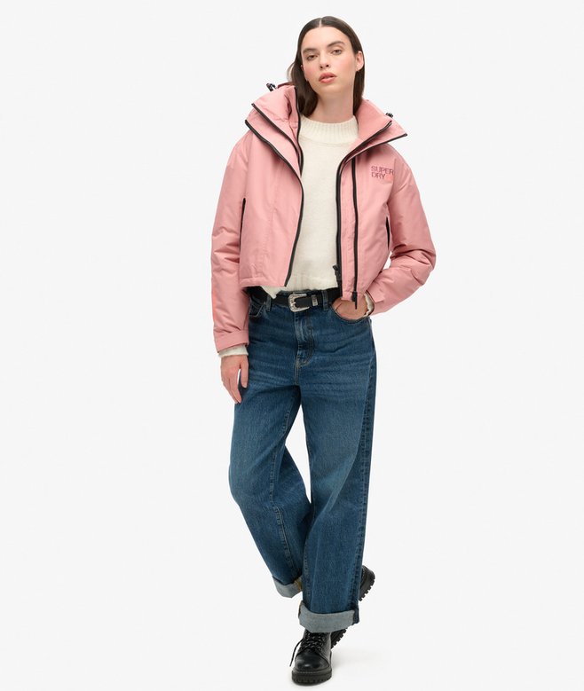 Superdry Chaqueta Cortavientos Con Capucha Y Bordado
