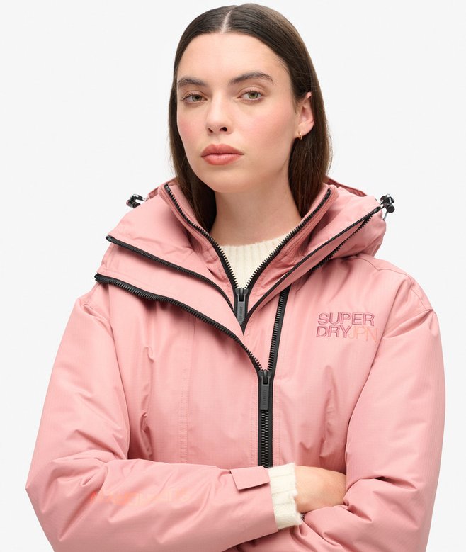 Superdry Chaqueta Cortavientos Con Capucha Y Bordado