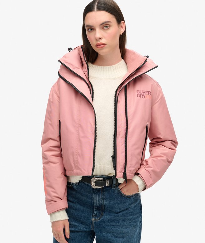 superdry Chaqueta cortavientos con capucha y bordado