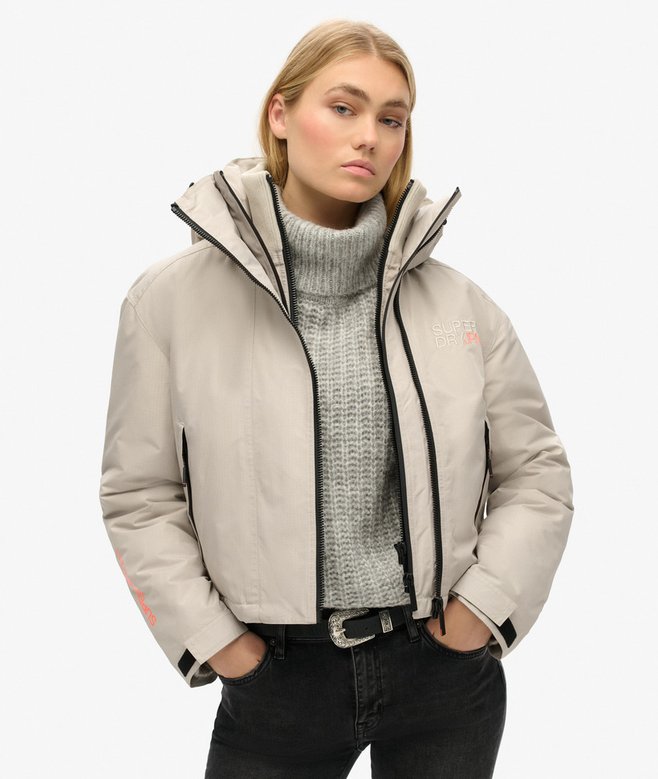 superdry Chaqueta cortavientos con capucha y bordado SD