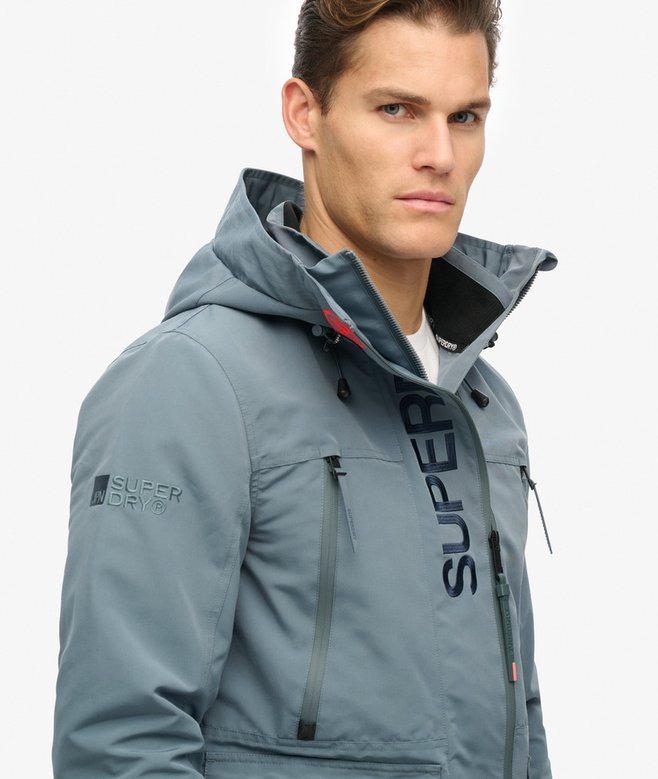 Superdry Chaqueta Cortavientos Con Capucha Y Bordado Ultimate
