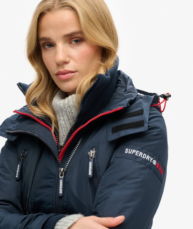 Superdry Chaqueta Cortavientos Con Capucha Y Logotipo