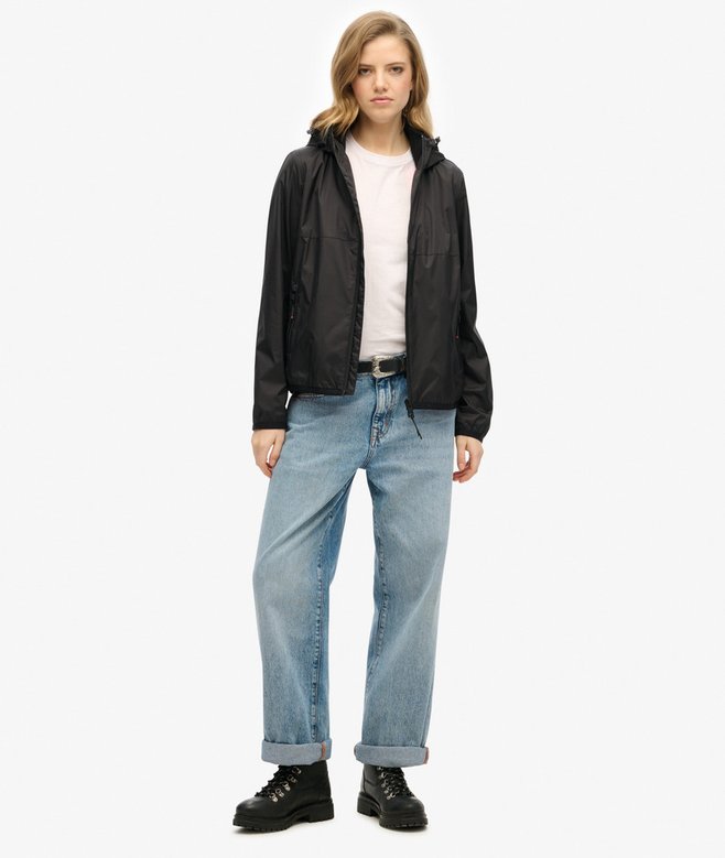 Superdry Chaqueta Cortavientos Con Capucha Y Logotipo