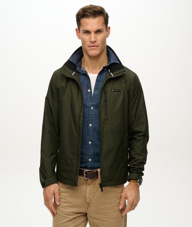 superdry Chaqueta cortavientos con logotipo sin capucha