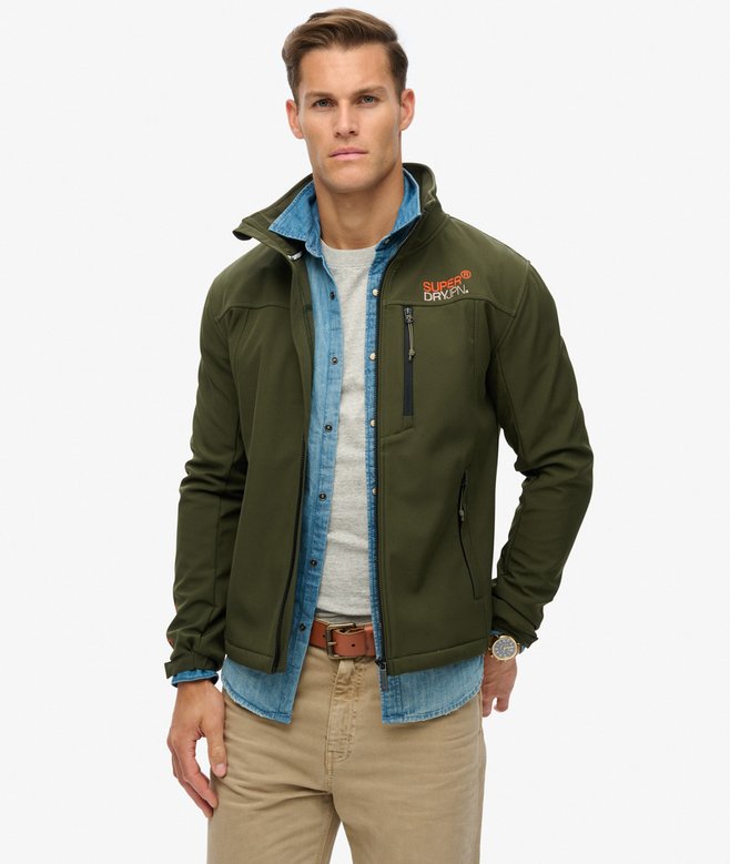 superdry Chaqueta de chándal de tejido softshell Trekker