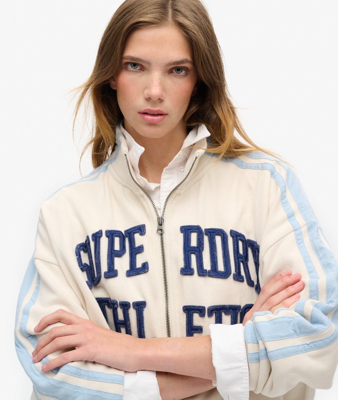 Superdry Chaqueta De Chándal Holgada Con Cremallera Athletic Essentials