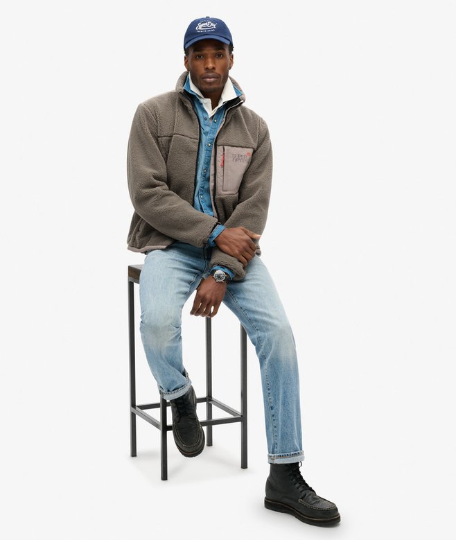 Superdry Chaqueta De Felpa De Corte Relajado Trekker