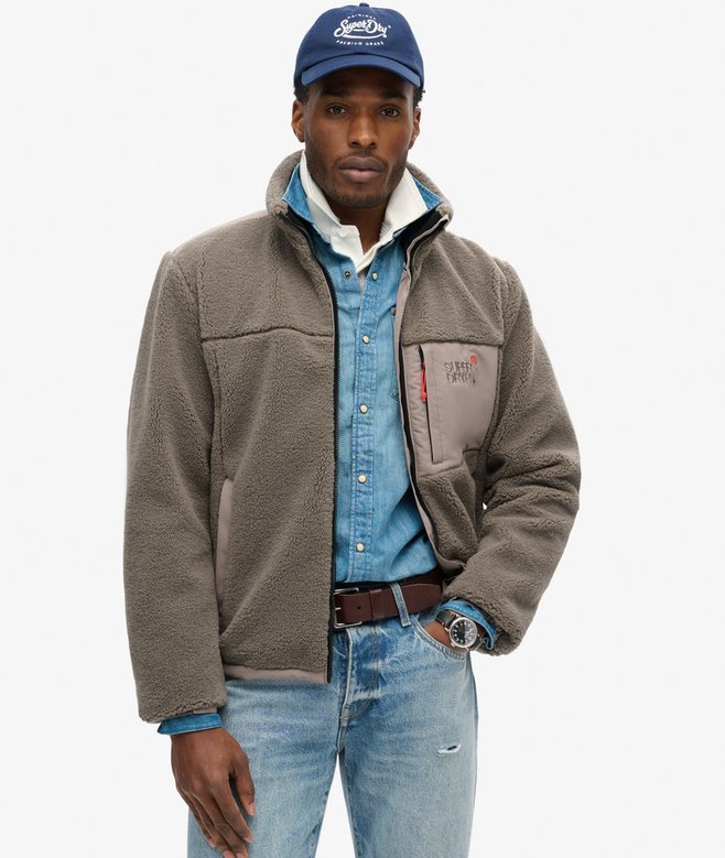 superdry Chaqueta de felpa de corte relajado Trekker