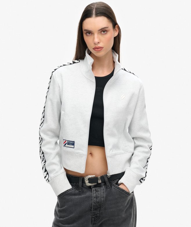 superdry Chaqueta deportiva con cinta decorativa Code