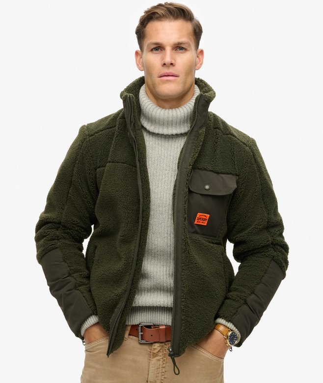 superdry Chaqueta híbrida de borreguillo Expedition