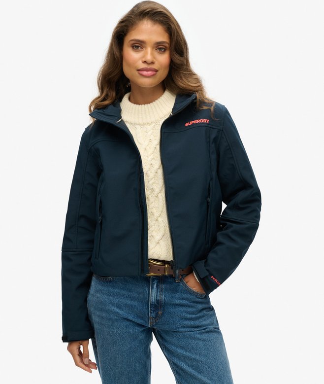superdry Chaqueta softshell con capucha CODE Trekker