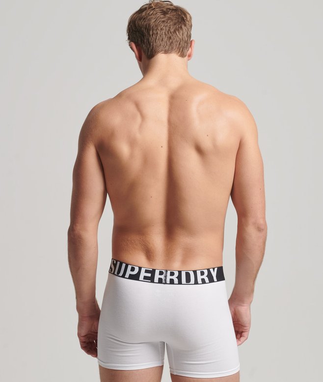 Superdry Dos Calzoncillos Bóxer De Algodón Orgánico Con Doble Logotipo