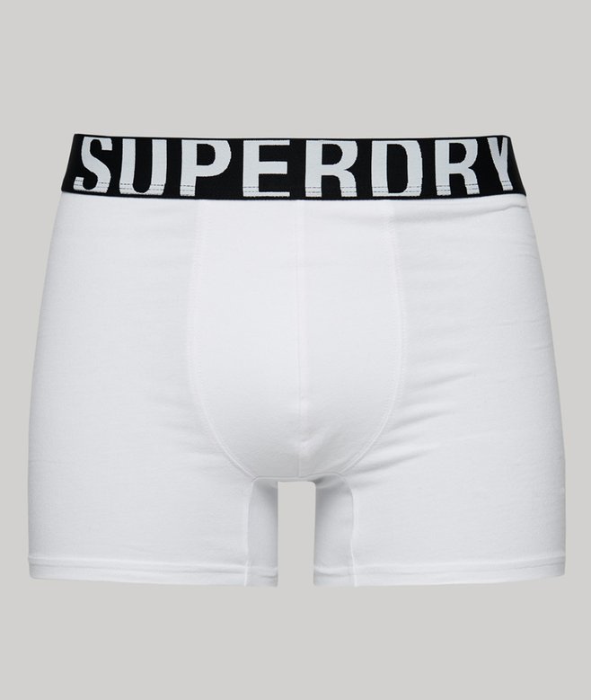 Superdry Dos Calzoncillos Bóxer De Algodón Orgánico Con Doble Logotipo