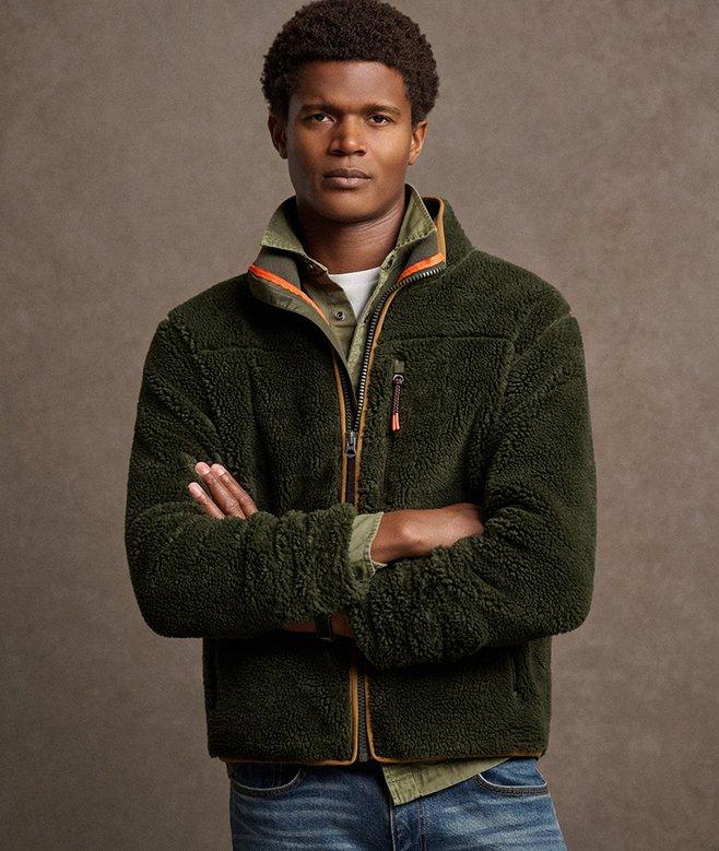 superdry Forro polar con cremallera integral Outdoor