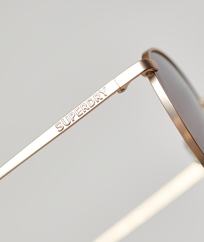 Superdry Gafas De Sol De Montura Redonda Metalizadas SDR