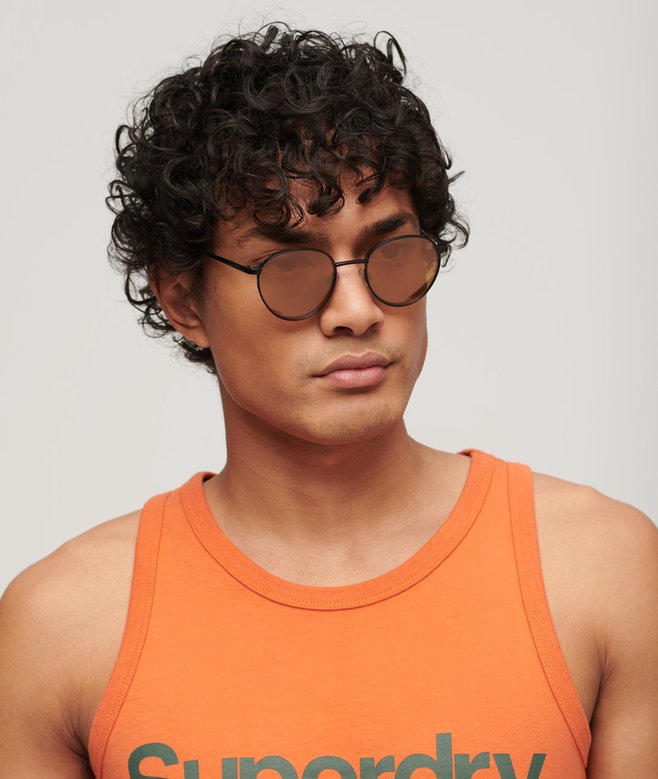 Superdry Gafas De Sol De Montura Redonda Metalizadas SDR