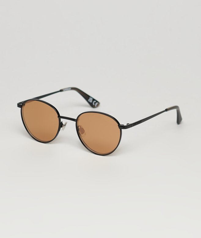 superdry Gafas de sol de montura redonda metalizadas SDR
