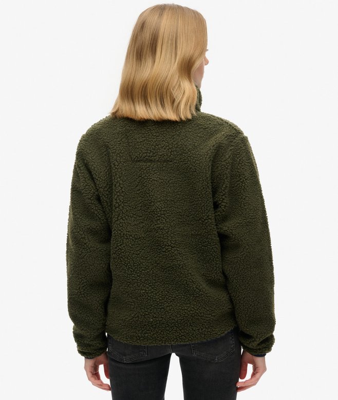 Superdry Jersey Con Forro Polar Y Media Cremallera Vintage Retro