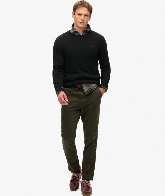 Superdry Jersey De Corte Ajustado Con Cuello Redondo Essential