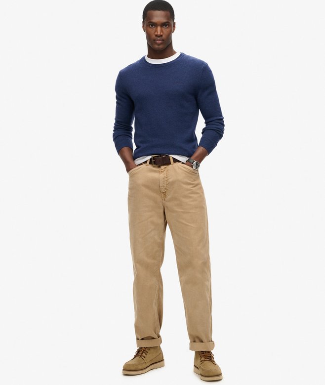 Superdry Jersey De Corte Ajustado Con Cuello Redondo Essential