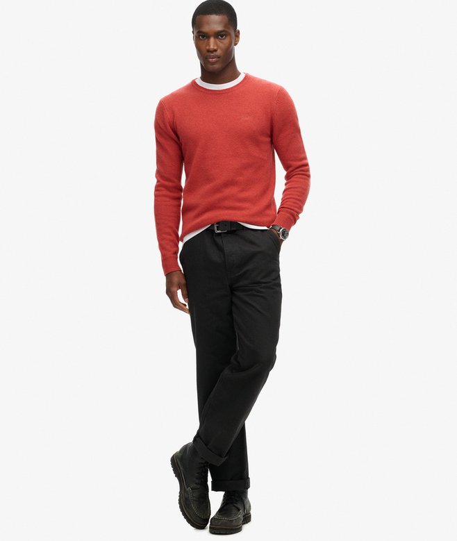 Superdry Jersey De Corte Ajustado Con Cuello Redondo Essential