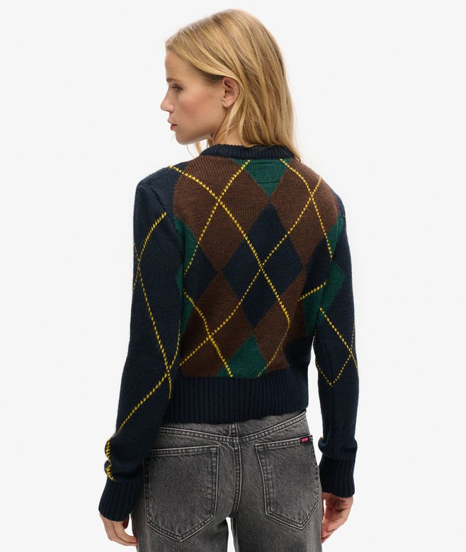 Superdry Jersey De Cuello Redondo Con Diseño Jacquard
