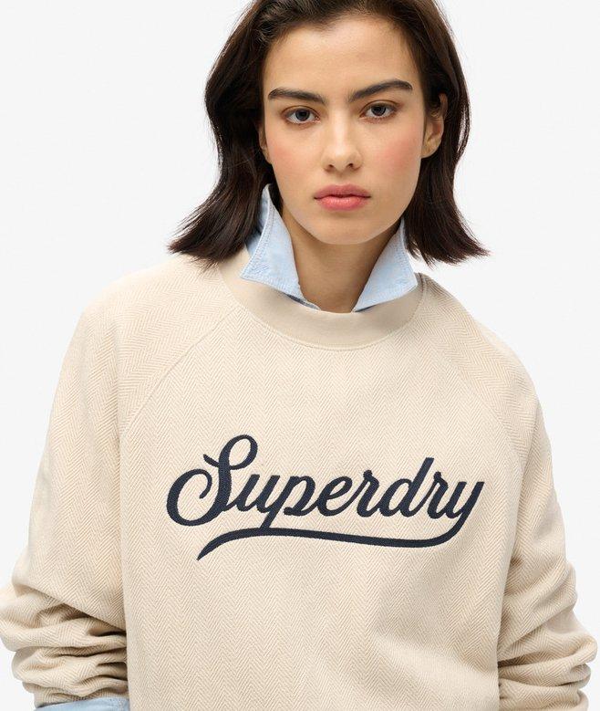 Superdry Jersey De Espiguilla De Cuello Redondo Country Club