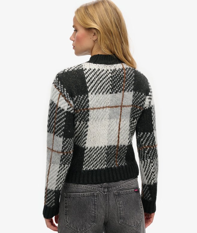 Superdry Jersey De Punto De Corte Cuadrado Con Diseño