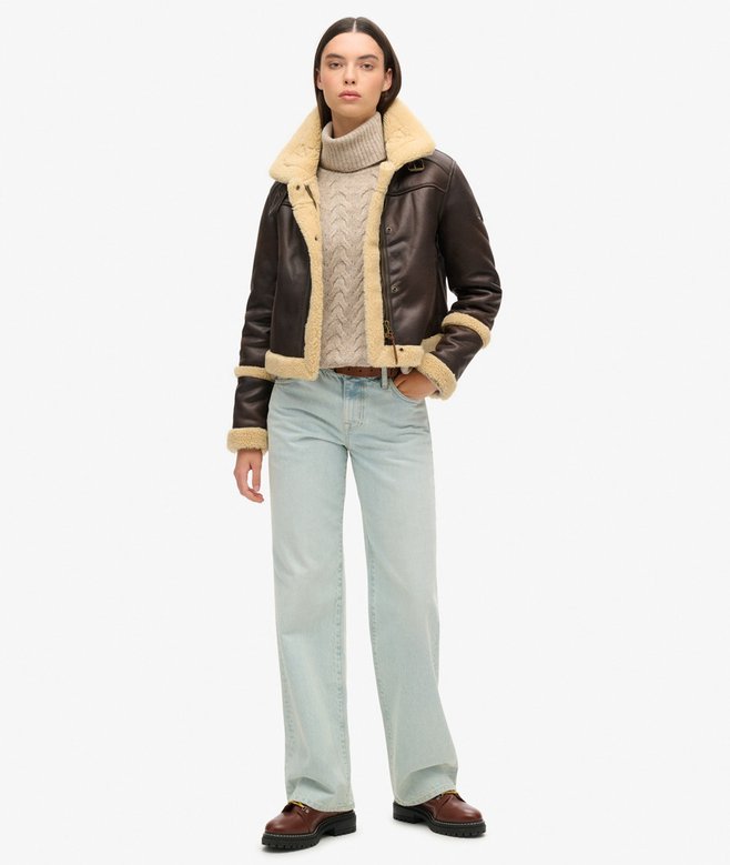 Superdry Jersey Ligero De Cuello Vuelto En Punto Trenzado