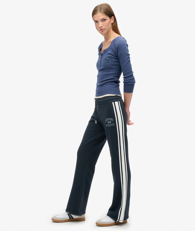 Superdry Joggers Acampanados A Rayas Athletic Essentials