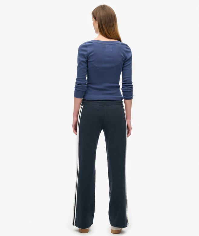 Superdry Joggers Acampanados A Rayas Athletic Essentials