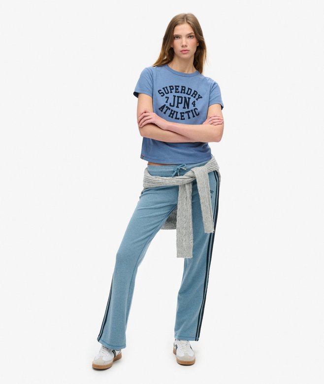 superdry Joggers acampanados a rayas Athletic Essentials