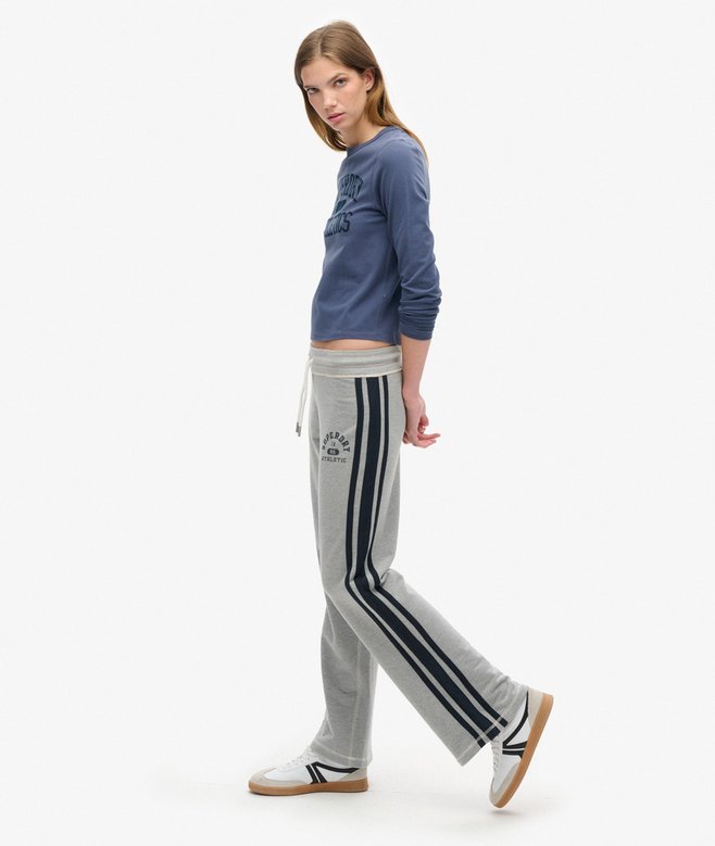 Superdry Joggers Acampanados A Rayas Athletic Essentials