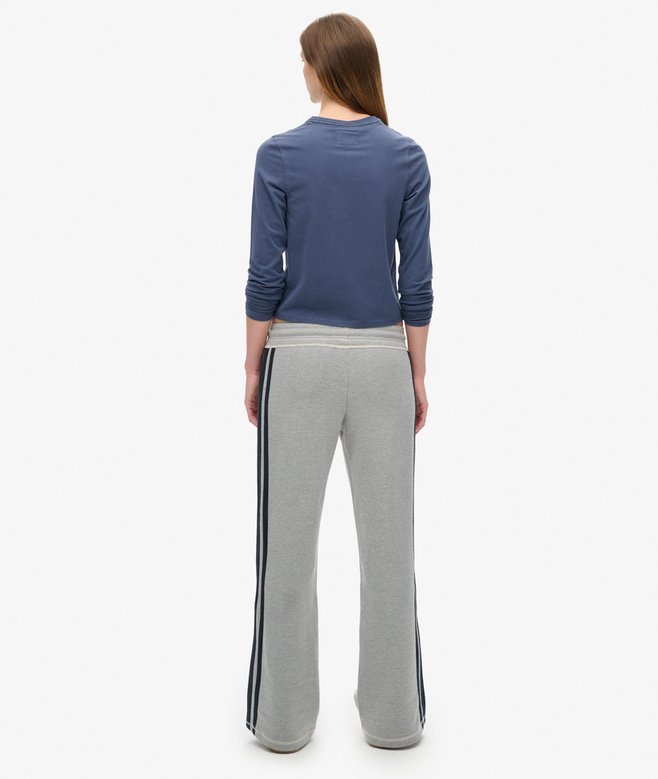 Superdry Joggers Acampanados A Rayas Athletic Essentials