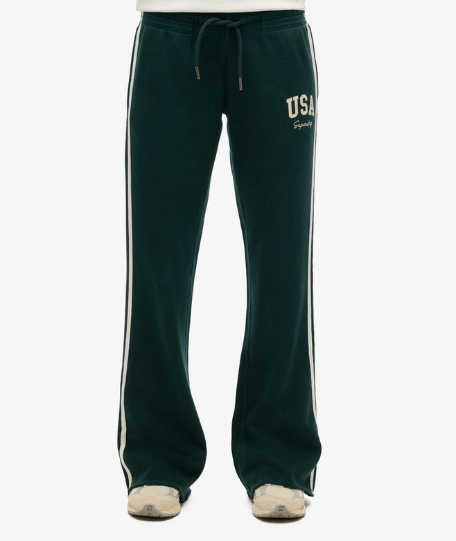 Superdry Joggers Acampanados Con Rayas Athletic Essentials