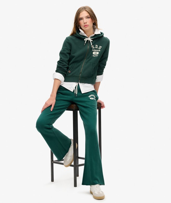 Superdry Joggers Acampanados De Talle Bajo Athletic Essentials