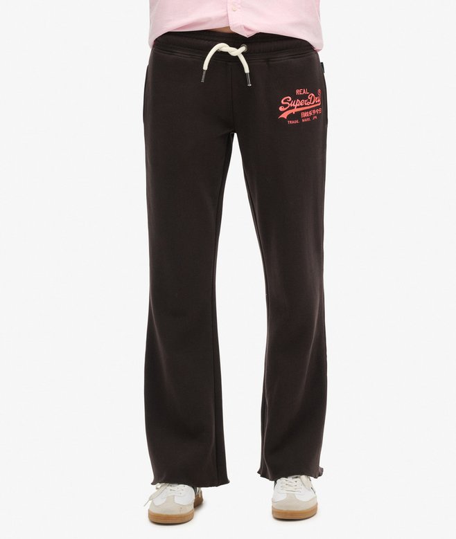 Superdry Joggers Acampanados De Talle Bajo Neon Vintage