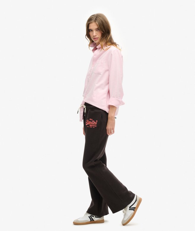 Superdry Joggers Acampanados De Talle Bajo Neon Vintage