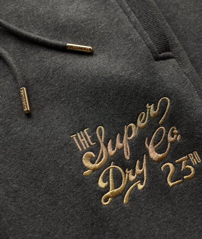 Superdry Joggers Ajustados Con Logotipo Metalizado Luxe